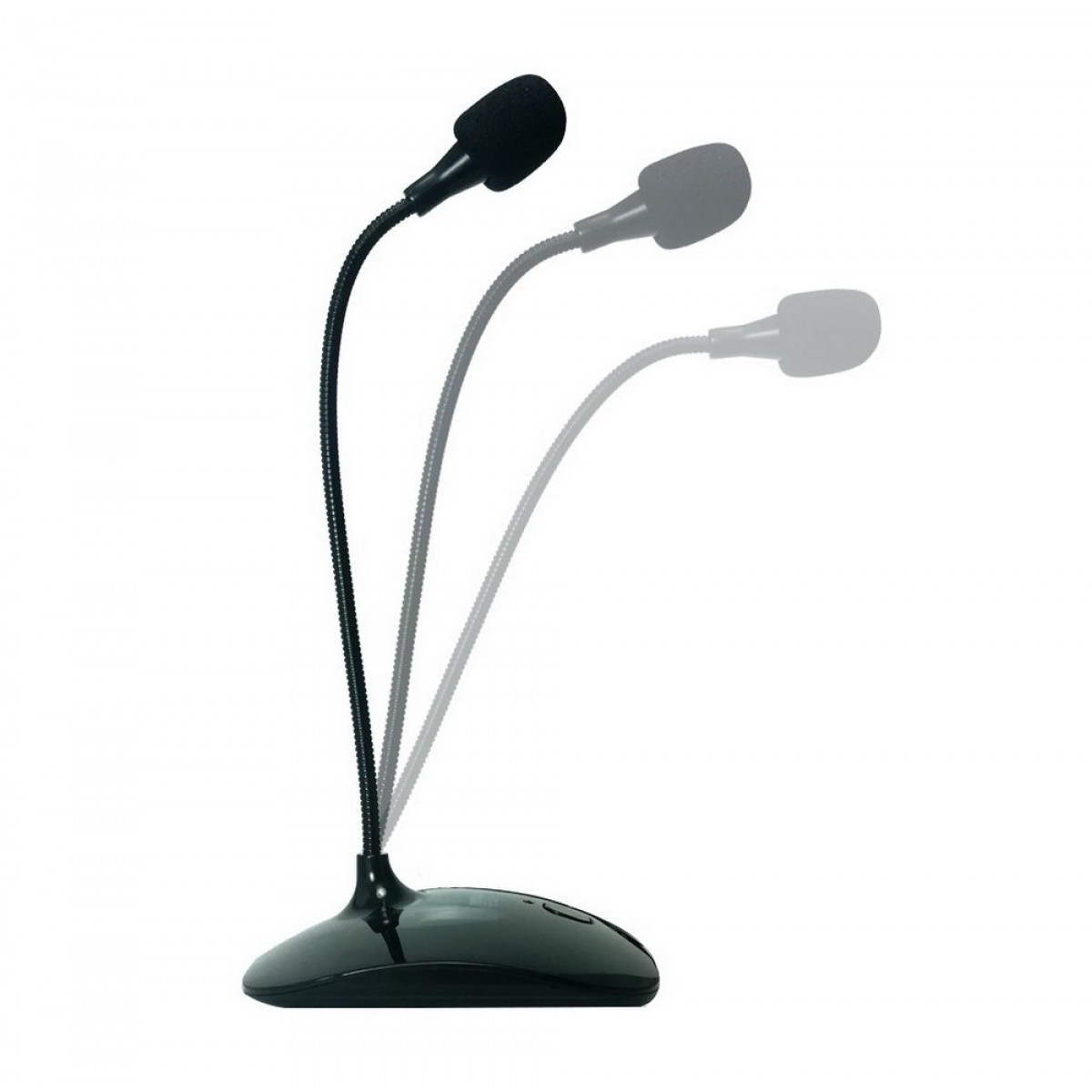 UM350 Plug and Play USB Desktop Microphone with Flexible Neck