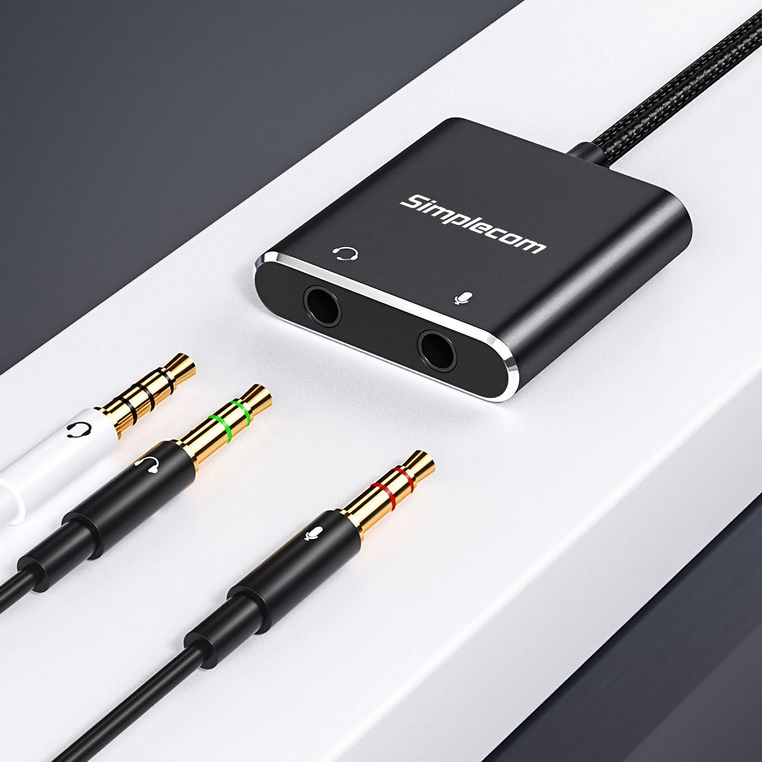 CA152 USB to 3.5mm Audio and Microphone Sound Card Adapter