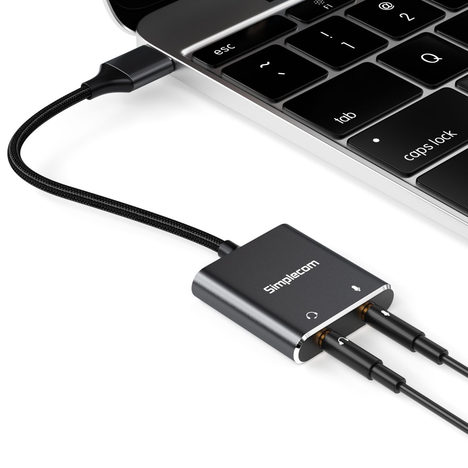 CA152 USB to 3.5mm Audio and Microphone Sound Card Adapter