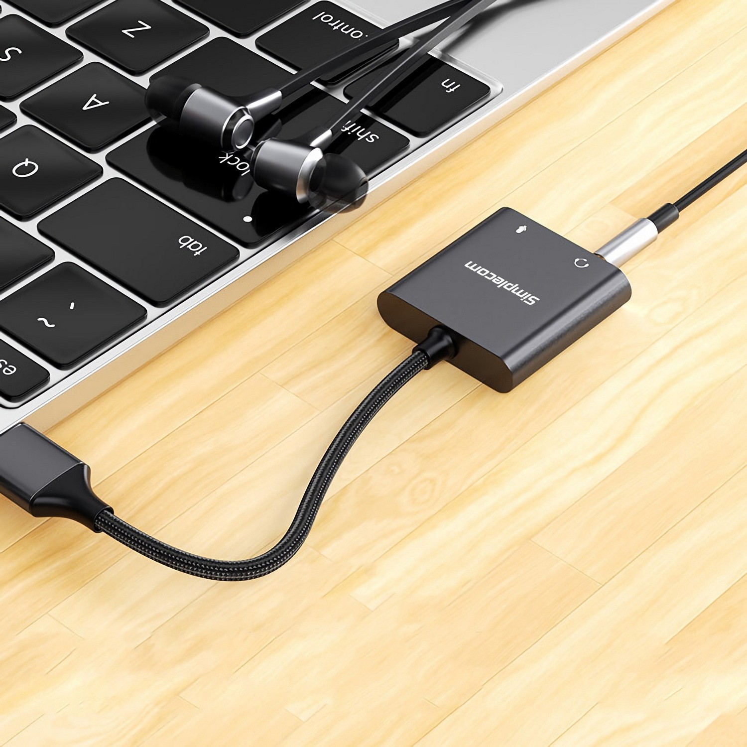 CA152 USB to 3.5mm Audio and Microphone Sound Card Adapter