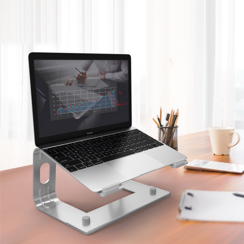 CL510 Ergonomic Aluminium Cooling Stand Elevator for Laptop