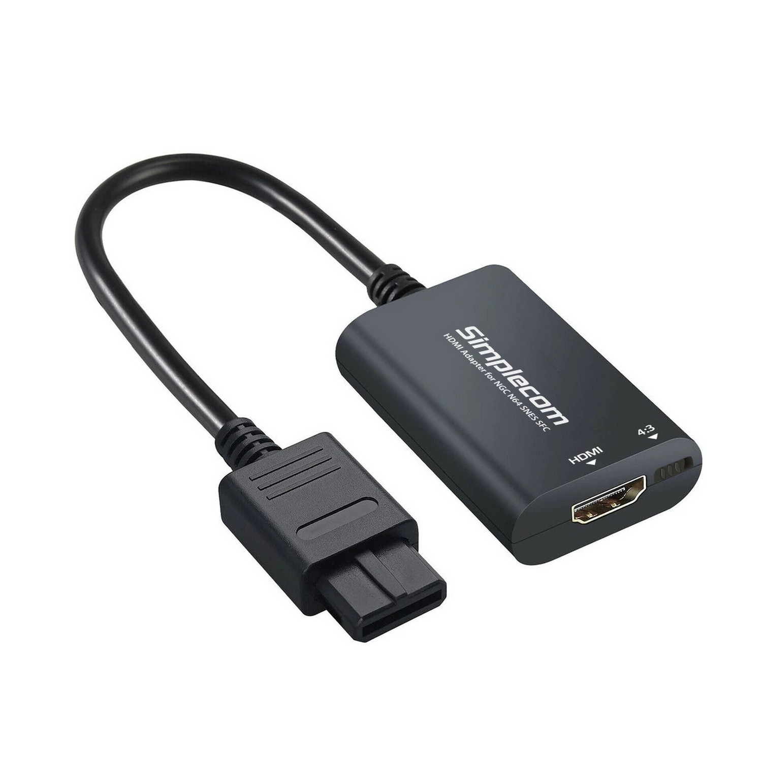 Simplecom CM461 HDMI Adapter AV to HDMI Converter Nintendo NGC SNES SFC