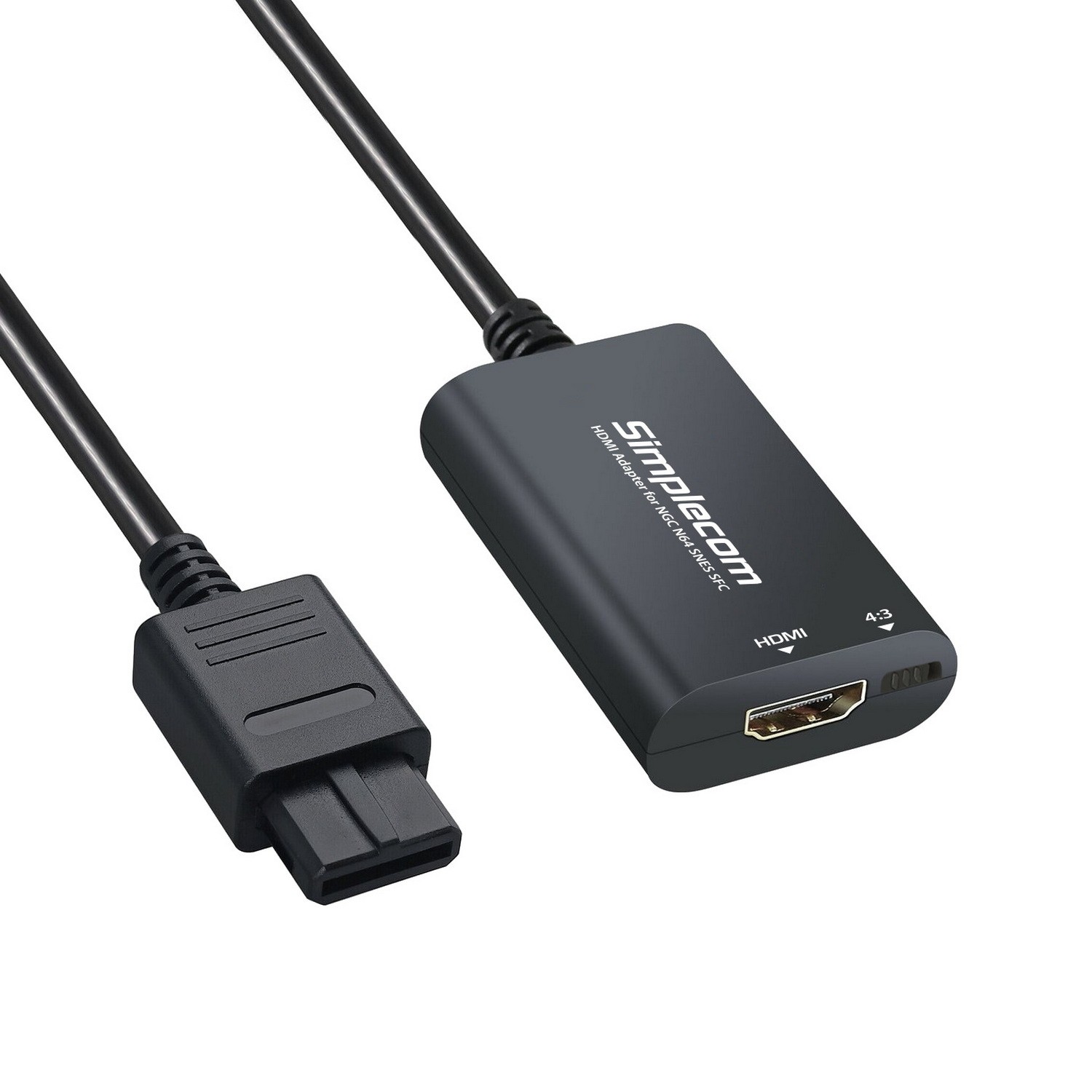 Simplecom CM461 HDMI Adapter Composite AV to HDMI Converter for