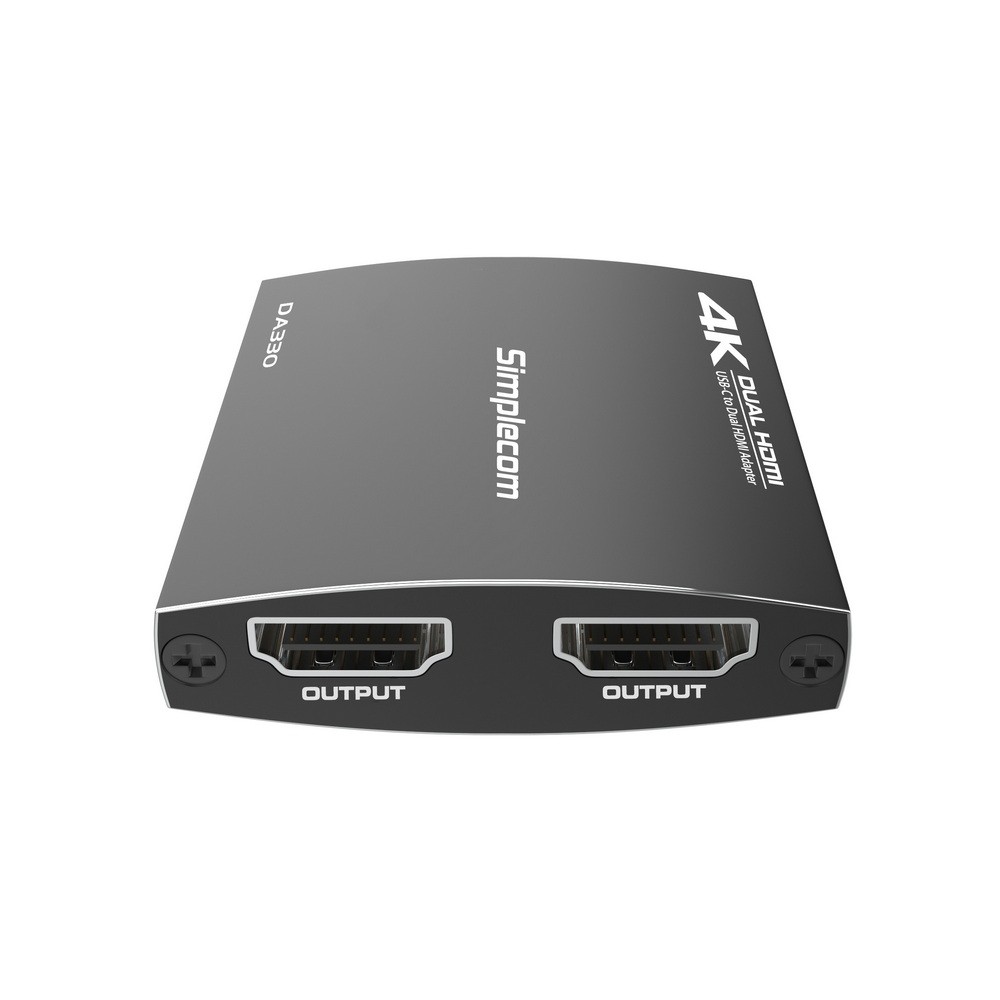 8K30Hz DisplayPort To Dual HDMI MST Adapter - 1 Input 2 Output For Dual 4K@60Hz Monitor Setup