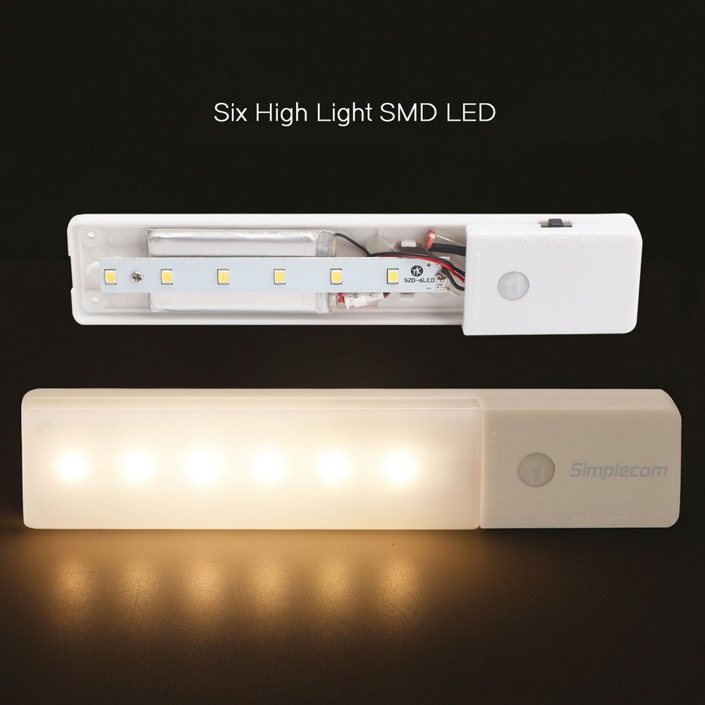 EL608 Rechargeable Infrared Motion Sensor Wall LED Night