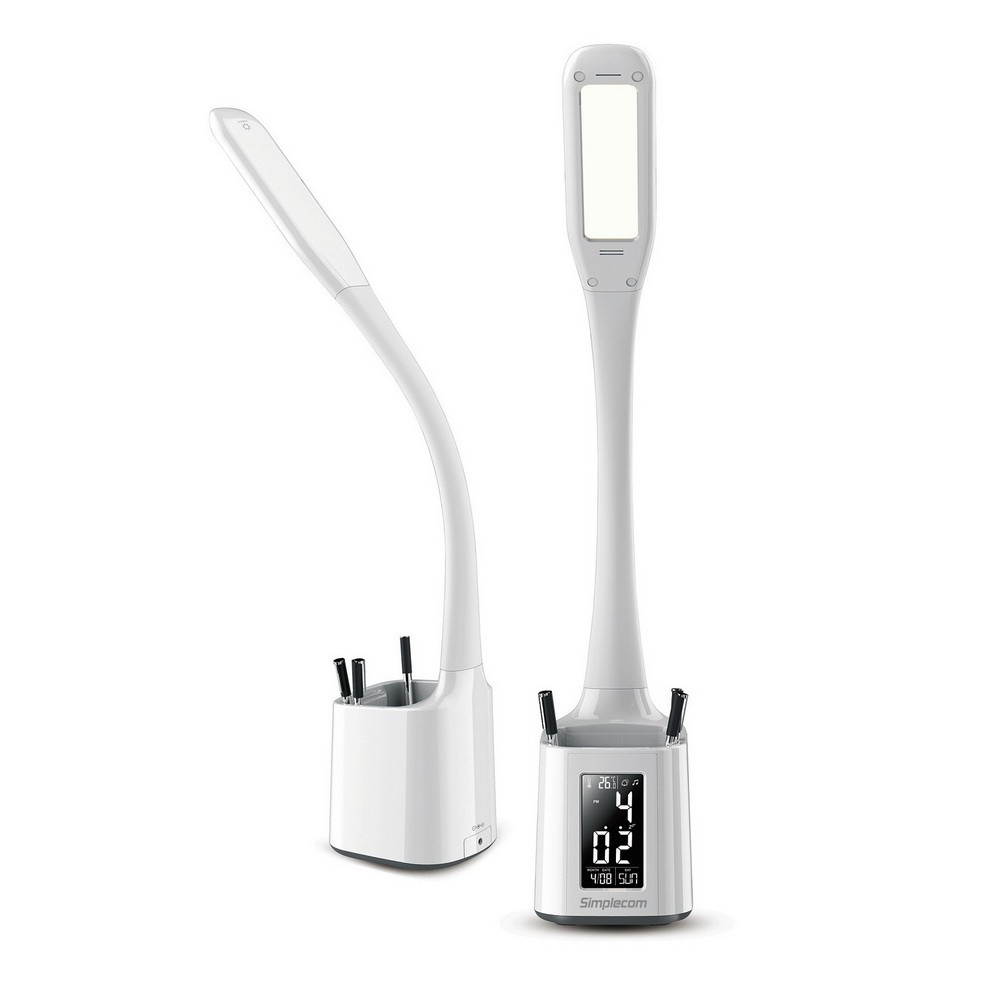 Simplecom El809 6w Flexible Neck Led Desk Lamp With Pen