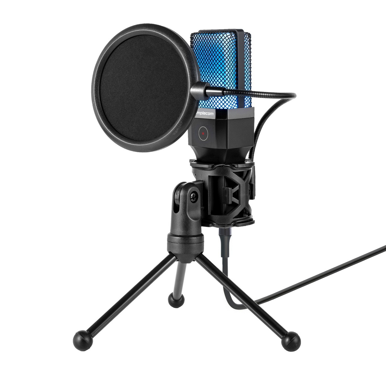 UM650 USB Cardioid Condenser Microphone Gaming RGB Lights